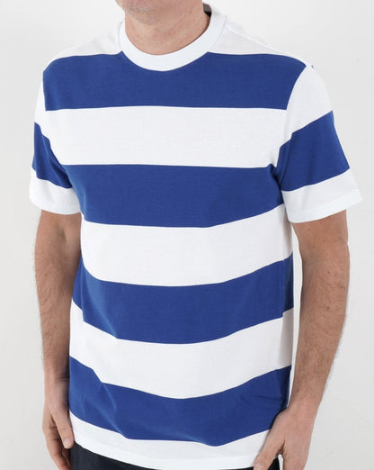 Benetton Stripe T-shirt Blue
