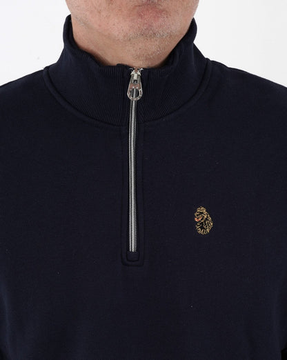 Luke Sport Sydney 1/4 Zip Sweatshirt Navy