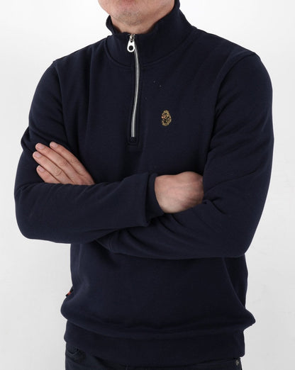 Luke Sport Sydney 1/4 Zip Sweatshirt Navy