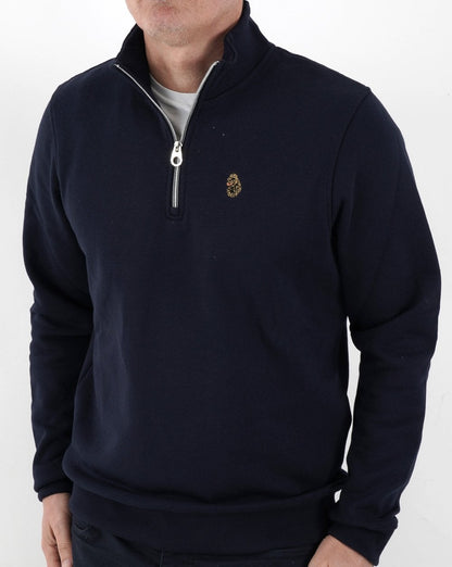 Luke Sport Sydney 1/4 Zip Sweatshirt Navy