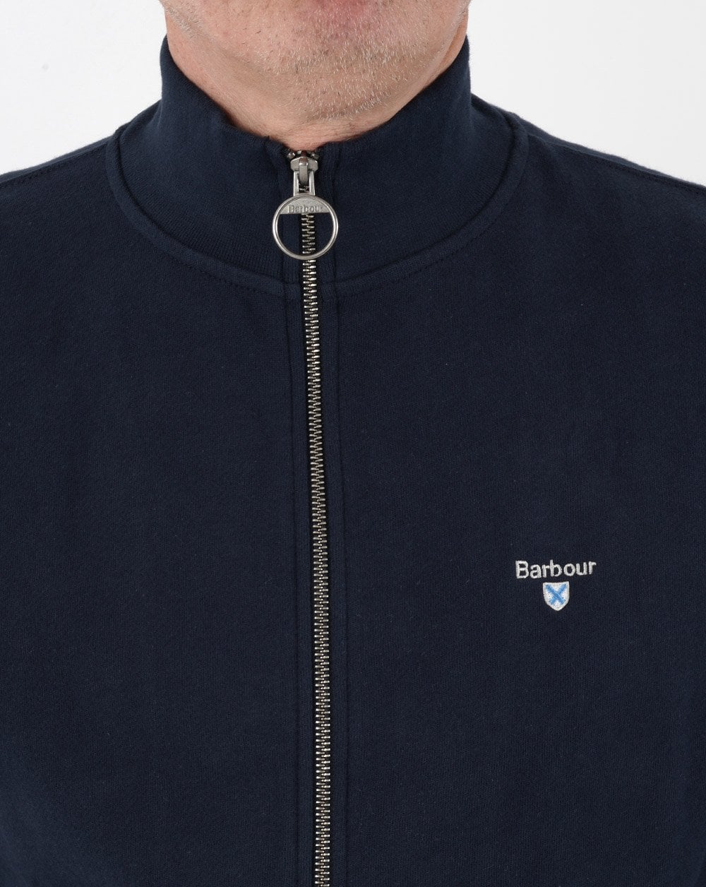 Barbour Cooklaw Zip Through Sweat Navy