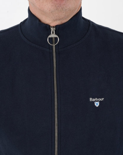 Barbour Cooklaw Zip Through Sweat Navy