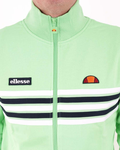 Ellesse 5 Stripe Track Top Fresh Lime