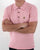 Gabicci Vintage Jackson Knitted Polo Pink