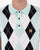 Gabicci Vintage Bogart Knitted Polo Shirt Mint- Navy