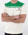 Sergio Tacchini New Young Line T Shirt Off White/Green