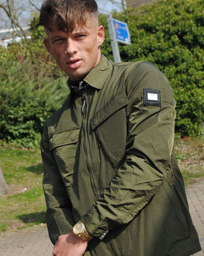 Weekend Offender Juniper Hills Overshirt Green