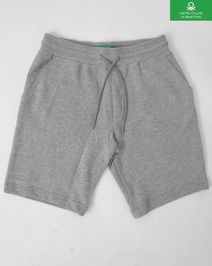 Benetton Sweat Short Grey Marl