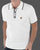 Gabicci Vintage Lineker Knitted Polo White