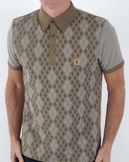 Gabicci Vintage Stewart Oxford Polo Elmwood