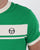 Sergio Tacchini Masters T Shirt Green/Off White