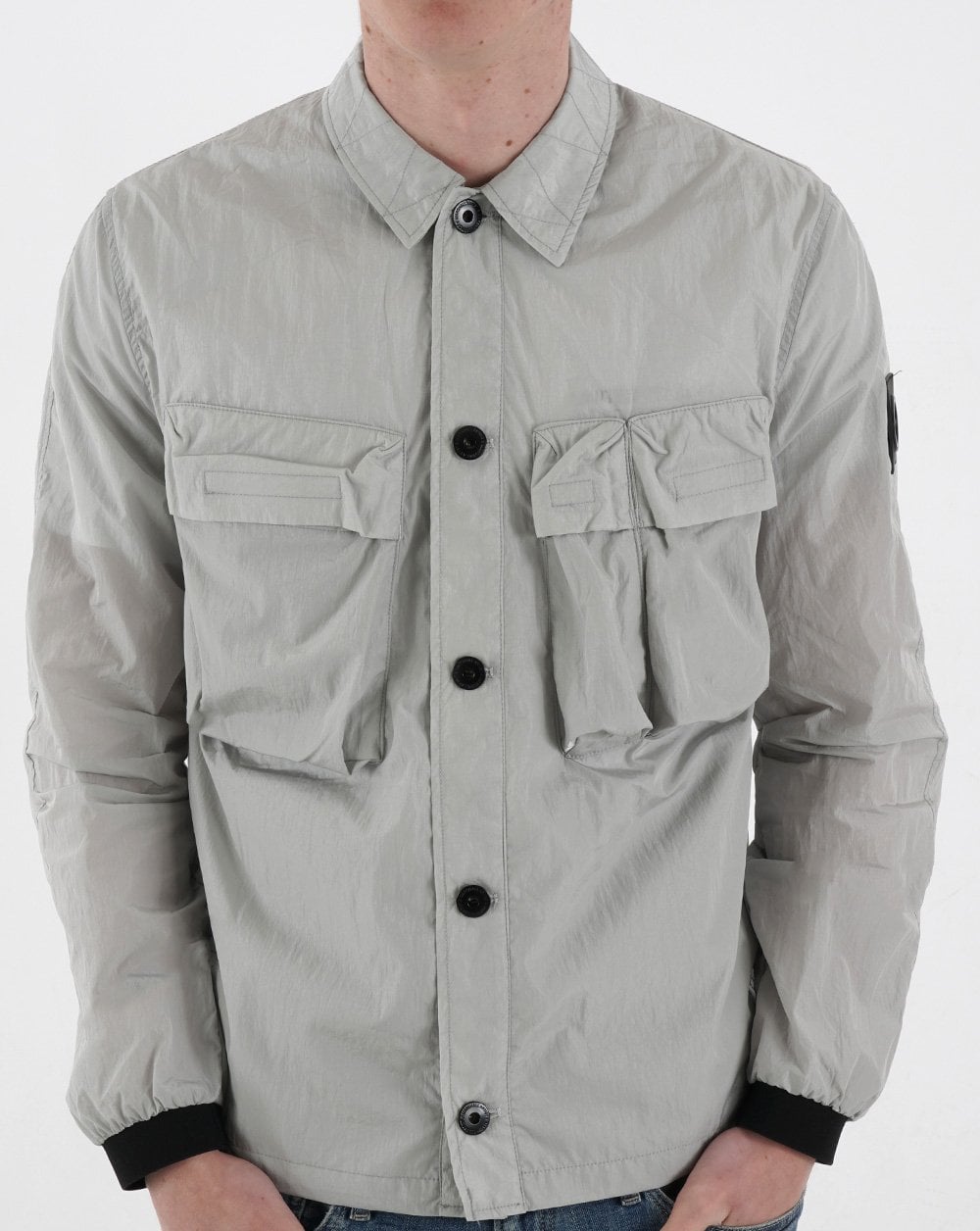 Marshall Artist Quinto Molecular Overshirt Antarctica Grey