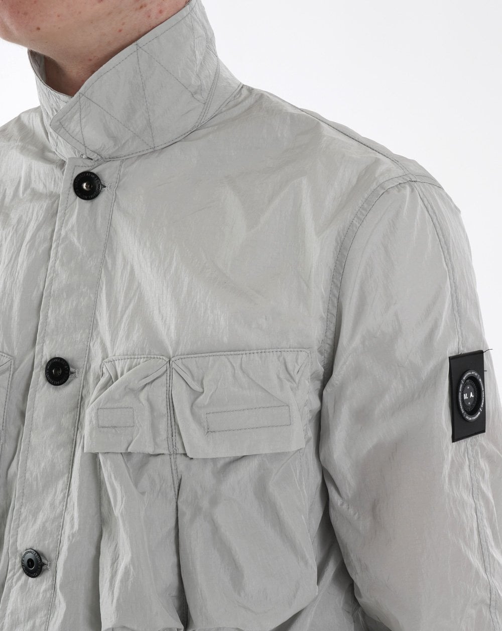 Marshall Artist Quinto Molecular Overshirt Antarctica Grey