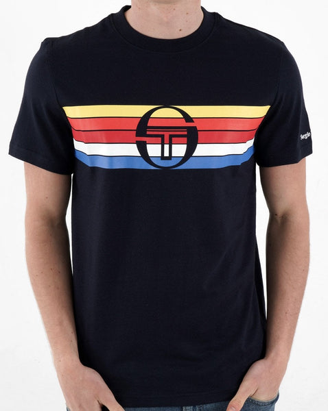 Sergio Tacchini Adamo T Shirt Navy