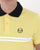 Sergio Tacchini Supermac Polo Shirt Yellow/White/Navy