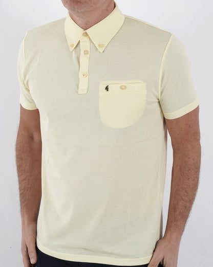 Gabicci Vintage Ladro Polo Shirt Vanilla