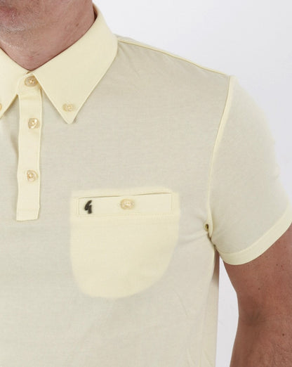 Gabicci Vintage Ladro Polo Shirt Vanilla