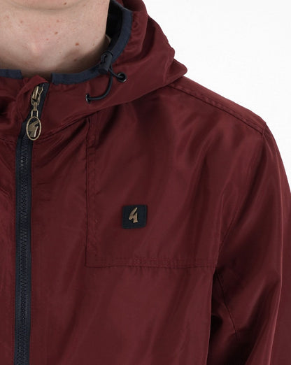 Gabicci Vintage Festival Jacket Deep Red