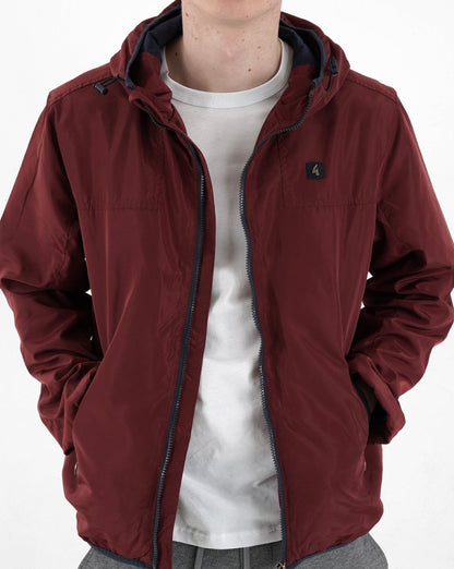 Gabicci Vintage Festival Jacket Deep Red