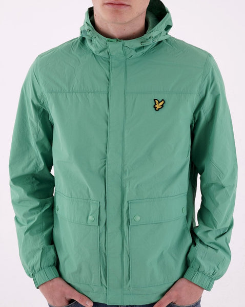 Lyle & Scott Hooded Pocket Jacket Jade Green