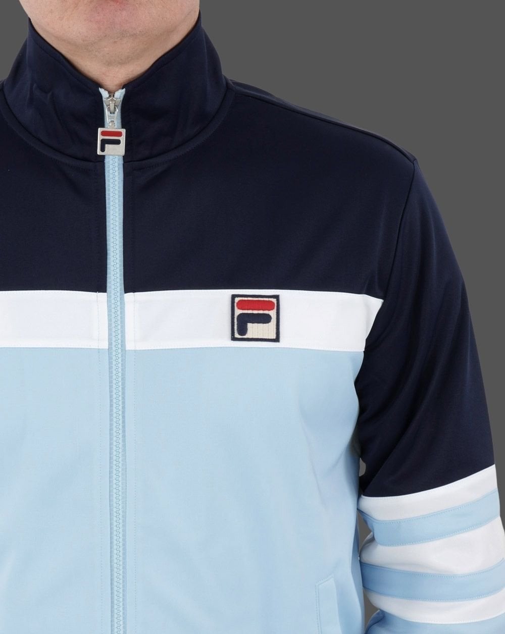 Fila Vintage Courto Track Top Sky/Navy