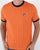 Fila Vintage Pinstripe T Shirt Orange/Navy