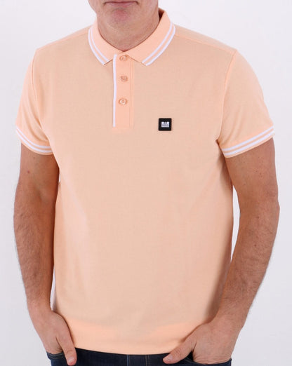 Weekend Offender Bunker Ave Polo Shirt Apricot