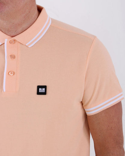 Weekend Offender Bunker Ave Polo Shirt Apricot