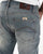 Pretty Green Elwood Slim Fit Jeans Light Wash