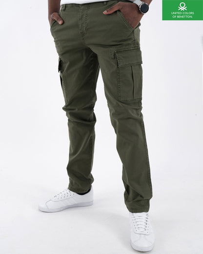 Benetton Combat Trouser Khaki