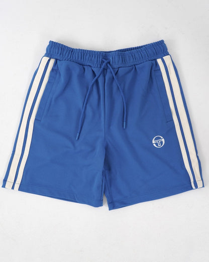 Sergio Tacchini Striped Casual Shorts Blue