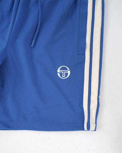 Sergio Tacchini Striped Casual Shorts Blue