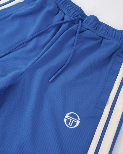 Sergio Tacchini Striped Casual Shorts Blue
