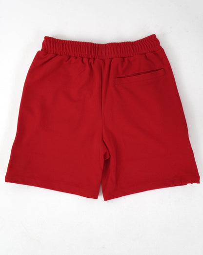Sergio Tacchini Striped Casual Shorts Red