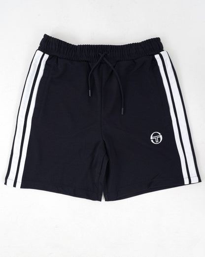 Sergio Tacchini Striped Casual Shorts Navy