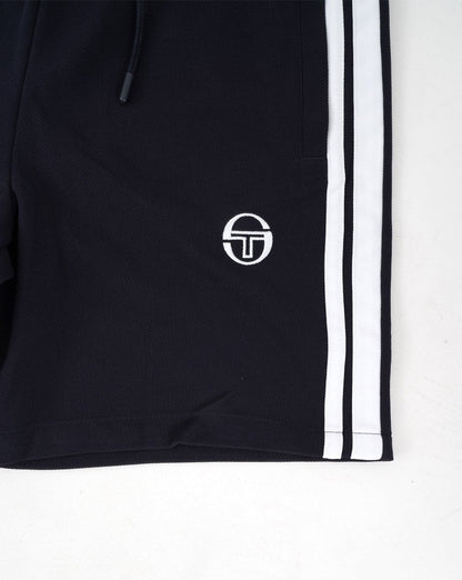 Sergio Tacchini Striped Casual Shorts Navy