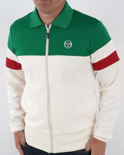 Sergio Tacchini Italia Track Top Gardenia/Green