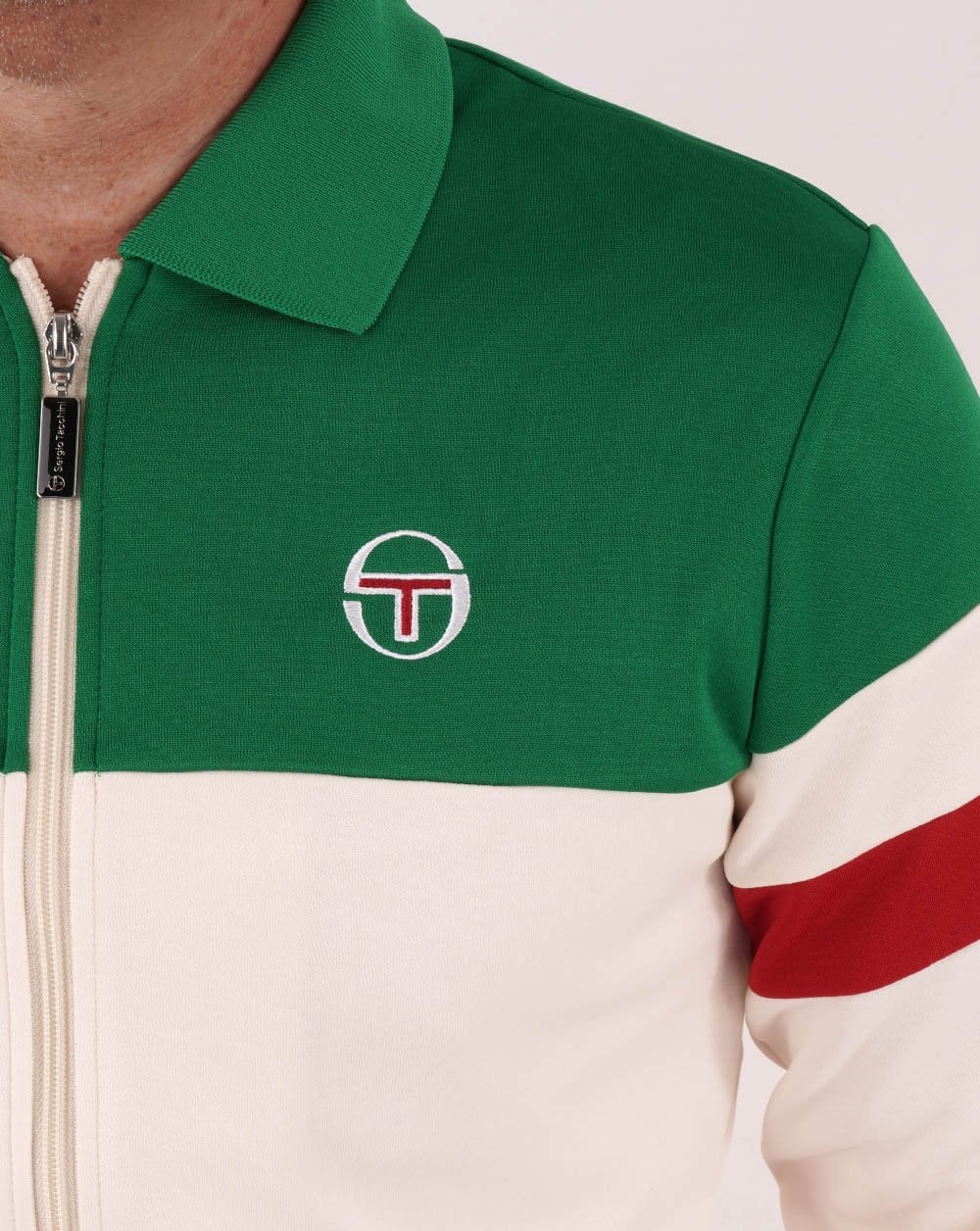 Sergio Tacchini Italia Track Top Gardenia/Green