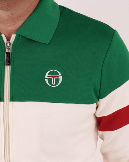 Sergio Tacchini Italia Track Top Gardenia/Green