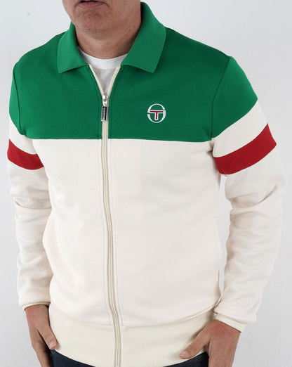 Sergio Tacchini Italia Track Top Gardenia/Green