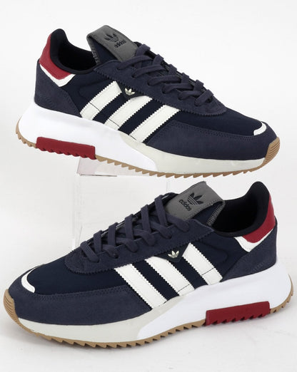 Adidas Retropy F2 Trainers Navy/Off White