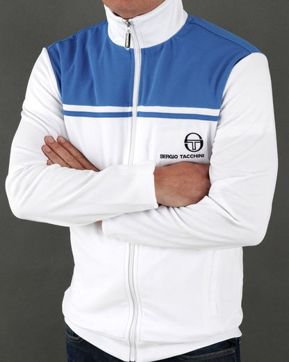 Sergio Tacchini New Young Line Track Top White/Blue