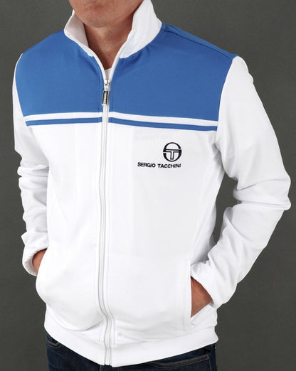 Sergio Tacchini New Young Line Track Top White/Blue