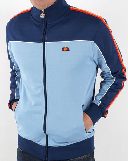 Ellesse Libra Track Top Sky Blue/Navy