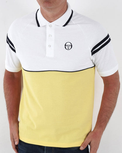 Sergio Tacchini Orion Polo Shirt Yellow/White