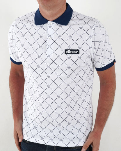 Ellesse Defy Polo Shirt White