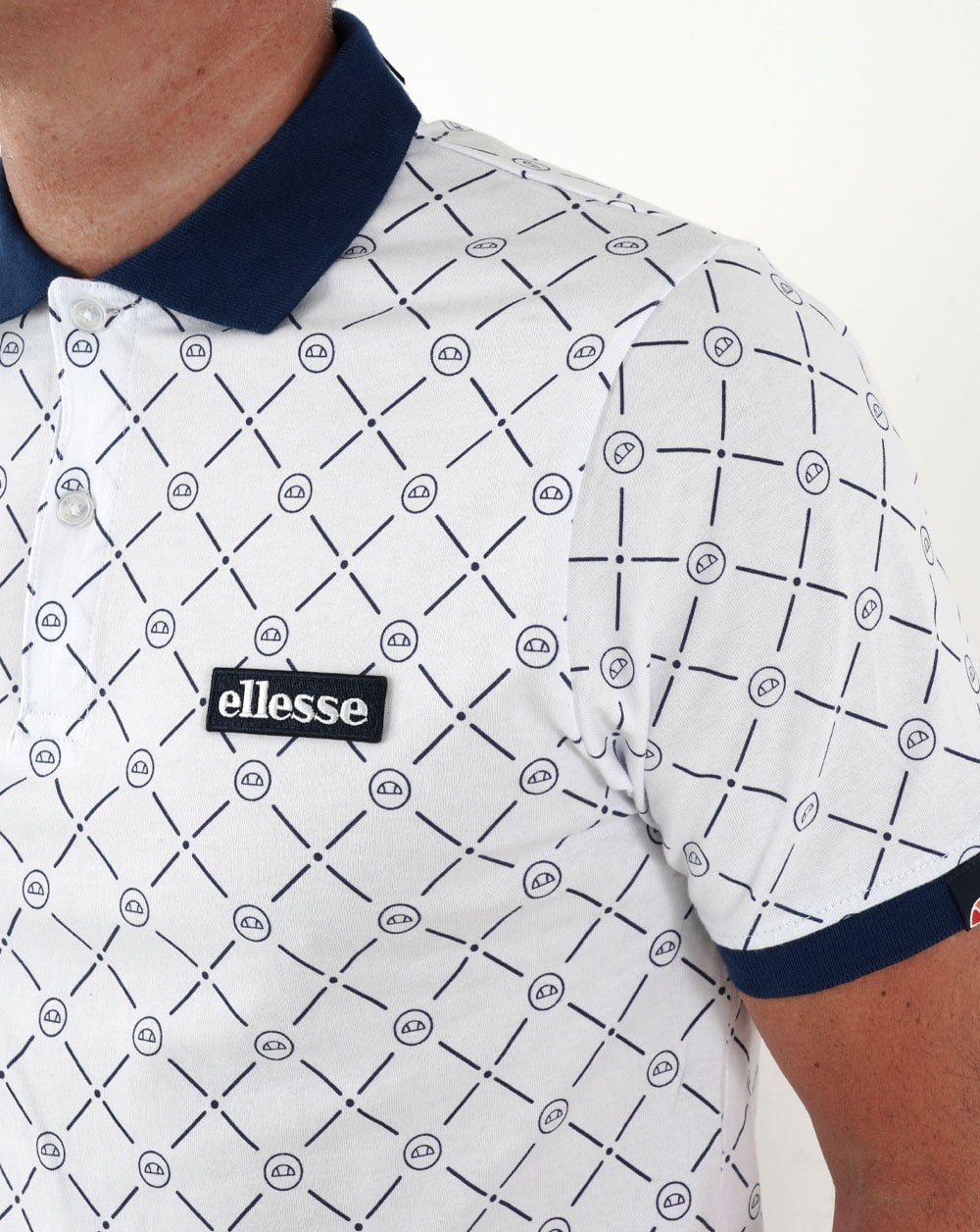 Ellesse Defy Polo Shirt White