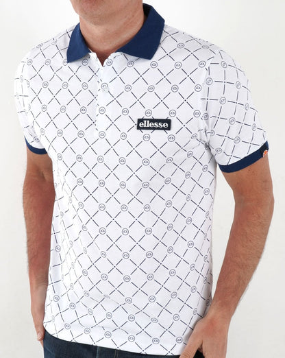 Ellesse Defy Polo Shirt White