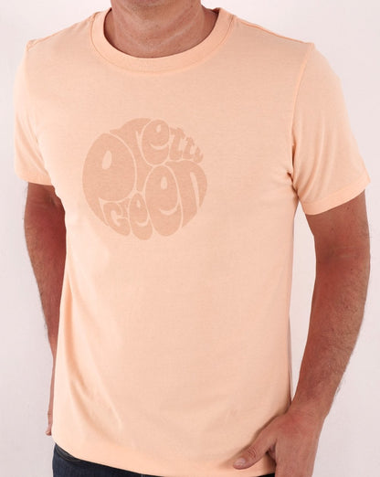 Pretty Green Logo T-shirt Light Orange