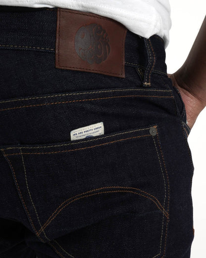 Pretty Green Castlefield slim Fit Jeans Rinse Wash